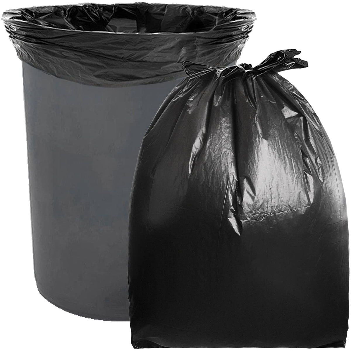 55 Gallon XXH - 22x16x58 - 2.0 Mil Black Trash Bags Long Island - Case of  100