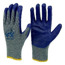 Blue Latex Dipped Palm Gloves [240 pairs box]