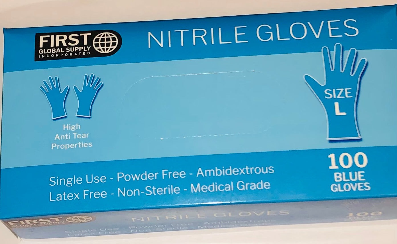 Nitrile Gloves  [Powder Free]